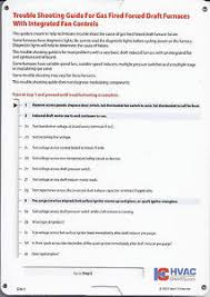 Details About Furnace Troubleshooting Slide Chart For Forced Draft Furnaces