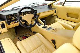 Quick tour of the lamborghini countach interior and exterior. 1989 Lamborghini Countach 25th Anniversary Interior 187016 Lamborghini Countach Lamborghini Cars Lamborghini