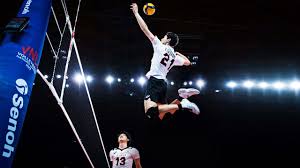 Team japan for @ran.volleyball0902 #1 higashiyama | #29 nssu 髙橋 藍 (takahashi ran). Ran Takahashi 19 Years Old Monster Of The Vertical Jump Men S Vnl 2021 Youtube