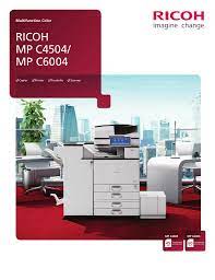 Pcl 6 driver to offer full functions for universal printing. Ricoh Mp C4504 Mp C6004 Manualzz