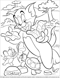 These cases often involved tom getting into awkward situations and being putting immense pain while jerry toyed with him and got the last laugh. Tom And Jerry Coloring Sheet For Kids Coloring Library