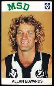 Today we pay homage to former Richmond, Collingwood and Footscray forward  Allan “Butch” Edwards. Butch was recruited to Richmond in 1975 as a 17 year  old prodigy from Sunraysia FL team Robinvale.