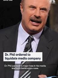 A judge has ordered Dr. Phil McGraw to liquidate his media company, Merit  Street Media, denying the TV host’s bid to keep the case in Chapter 11  bankruptcy.