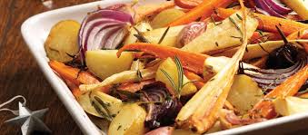 Pour into the sheet pan, spreading them out so they lay in a single layer. Pan Roasted Christmas Vegetables Recipe Budgens Co Uk
