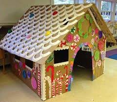 Maison De La Sorciere Hansel Et Gretel Cabane En Carton Prescolaire Noel Hansel Et Gretel