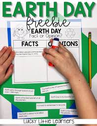 Earth Day In The Classroom Earth Day Facts Fact And Opinion Fact And Opinion Worksheet