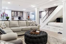 Drape unbleached drop cloths or blankets over the pieces, and keep them at least 3 inches from the wall to prevent moisture damage. 10 Of The Best Basement Remodeling Ideas For Gaining Space Storage