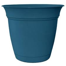 Maybe you would like to learn more about one of these? Belle 20 In Dia Peacock Blue Plastic Planter With Attached Saucer Eca20000dd3 The Home Depot