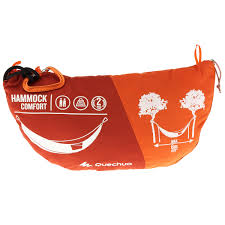 ¡ pruébalas durante 60 días! Hamaca Camping Quechua Naranja Confort 2 Personas 280x175 Cm