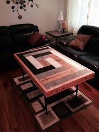 Would also look great in a store to display merchandise. Diy Reclaimed Pallet Coffee Table With Epoxy Smooth Top 101 Pallets