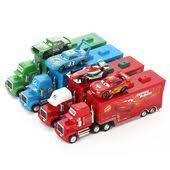 43 53 Nice Disney Pixar Cars 2 Toys 2pcs Lightning Mcqueen City Construction Mack Truck The King 1 55 Diecast Met Disney Pixar Cars Disney Cars Toys Toy Car