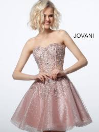 Jovani Evening Dresses Nikki S Glitz Glam Boutique Short Dresses Dresses Strapless Cocktail Dresses