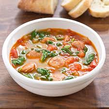 Homemade tomato soup is perfect for any time of the year. Rustic Chorizo Tomato And Spinach Soup Cook S Country