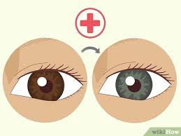 تغيير لون عينيك إلى الأزرق wikihow