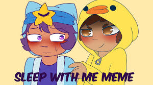 Sandy is always my favorite brawler. Sleep With Me Meme Brawl Stars Leon X Sandy Youtube
