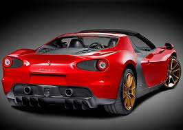 2015 Ferrari Sergio Back Angle Autonewcars Com Mobil Impian Kendaraan Mobil