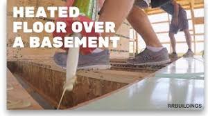Quick video on the best product i've seen or used for installing radiant heat overtop wood floor joists. How To Install Radiant Heat Over Basement Youtube
