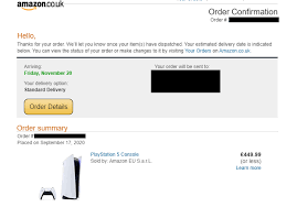 Gaming destination for xbox one x, playstation 4 and nintendo switch games, systems, consoles and accessories. Ps5 Pre Order Confirmation Screenshot