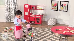 kidkraft red vintage kitchen youtube