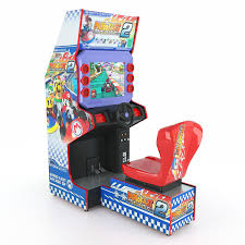 3d Model Simulator Kart Racing Arcade Machine 3d Model Arcade Arcade Machine Game Room Design