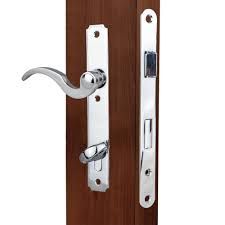 Door handle with thumb turn lock. Taco Ml800 Series Bright Chromium Plated Entry Function With Thumb Turn Lock Dl Ml800 Us26 The Home Depot