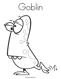 Super coloring pages goblin shark coloring shark might be the perfect action for younger children to enjoy. Goblin Coloring Page Twisty Noodle