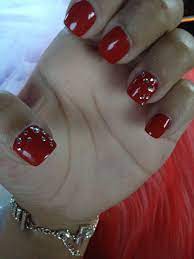 Pin By Ericaaa On Nails Prom Nails Prom Nails Silver Prom Nails Red