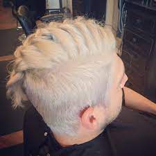 Platinum Blonde Undercut With Top Braid Hair Styles Cool Braid Hairstyles Bleached Hair