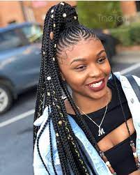 Braided updo hairstyles are just one of the many styles that black women can rock to appreciate their culture. 50 African Hair Braiding Styles Ideas For Extra Inspiration Thrivenaija Cornrow Hairstyles African Braids Hairstyles Braided Hairstyles