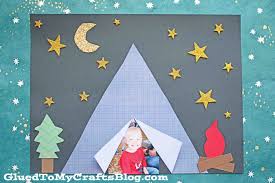 Kids can make this adorable seahorse art project with colored paper this summer, plan to present these ocean preschool art projects to your little ones. Camping Themed Paper Tent Kid Craft Idea For Summer Camp Plans