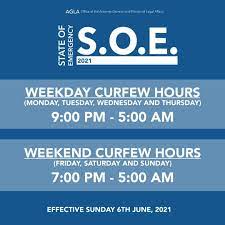 But e later come extend di curfew time to start by 9pm for pipo to fit reach dia houses sake of heavy traffic. Facebook