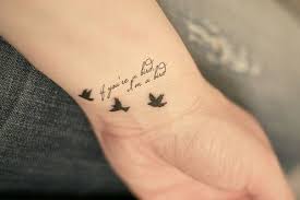 If You Re A Bird I M A Bird Thenotebook Tattoo Bird Tattoos Black Bird Tattoo Love Tattoos