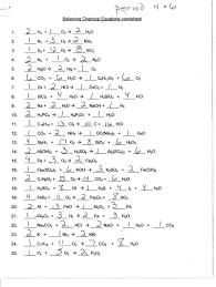 27 Balancing Chemical Equations Worksheet Answers Worksheet Resource Plans