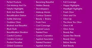 Makeup Store Name Ideas Cosmetics Business Name Generator Makeup Business Names Makeup Store Beauty Name Ideas