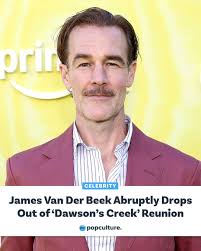 JamesVanDerBeek was not in attendance at Monday's 'Dawson's Creek' "Class  Reunion" benefit as the actor, who is battling stage 3 colorectal cancer,  says "two stomach viruses conspired to knock me out of
