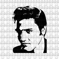 Elvis Presley, Vector Image, Cricut, Cutting and Printing, Laser Cutting,  Stickers, DIY Crafts, Png,ai,eps,dxf,svg Digital Download