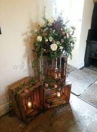 Wedding Ceremony Flowers Church Entrance 27 Ideas For 2019 Wedding Ceremony Flowers Wedding Ceremony Decorations Wedding Crates