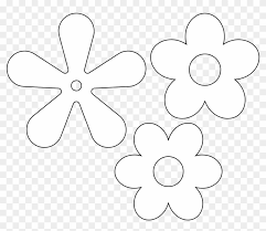 Outline 5 Petal Flower Google Search Petal Flowers Outline