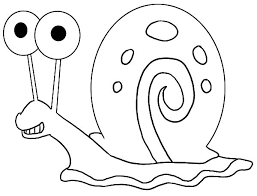 Supercoloring.com is a super fun for all ages: Gary The Snail Is Smiling Coloring Pages Color Luna Coloring Pages Spongebob Spongebob Coloring Pages Cartoon Painting Ideas