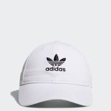 Adidas Originals Relaxed Strap Back Hat White Adidas Us In 2021 Hats For Men Mens Hats Fashion White Adidas