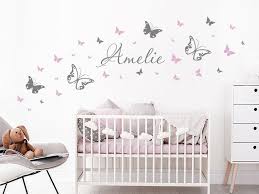 Https Www Wandtattoos De Products Kinder Und Jugend Babyzimmer Schmetterlinge Mit Wunsch Wandtattoo Kinderzimmer Wandtattoo Babyzimmer Wandtattoos Babyzimmer