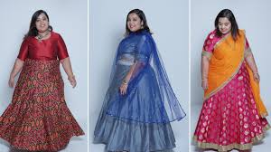 How To Style Lehengas Plus Size Fashion Plus Size Lehenga Plus Size Fashion Best Blouse Designs