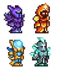 Palette Swaps Pt 2, Endgame Armor : r/Terraria