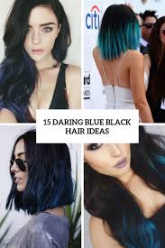 More galleries:short hairstyles medium hairstyles curly hairstyles hairstyles for black men pompadours quiffs fades. 15 Daring Blue Black Hair Ideas Styleoholic