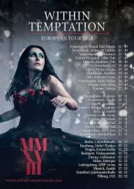 Major sports events on october 26, 2018. Within Temptation Tour 2018 26 10 2018 Poznan Wielkopolskie Poland Concerts Metal Calendar