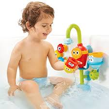 4.7 average based on 6 product ratings. Yookidoo Bath Toys For Toddlers 1 3 Spin N Sort Spout Pro 3 Stackable Cups Hose And Spout Spinning Suction Cups For Kids Bathtime Fun Pricepulse