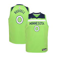 Minnesota Timberwolves Jordan Statement Swingman Jersey D Angelo Russell Youth