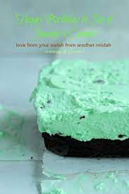 Mint Chocolate Chip Ice Cream Cake Cravings Of A Lunatic Icecreamweek Icecream Cake Chocolate Chip Brownies Ice Cream Cake Mint Chocolate Chips