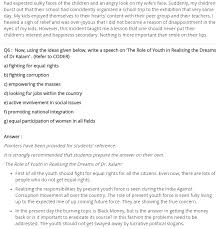 Ncert Solutions For Class 9 English Main Course Book An Exemplary Leader Solutions Class Peer Group