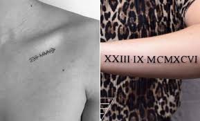 Roman numbers are tattooed for ultimate style signatures. 43 Roman Numeral Tattoo Ideas That Are Simple Yet Cool Stayglam
